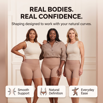 Mirredex™ Lift & Smooth Stay-Put Seamless Shapewear Shorts