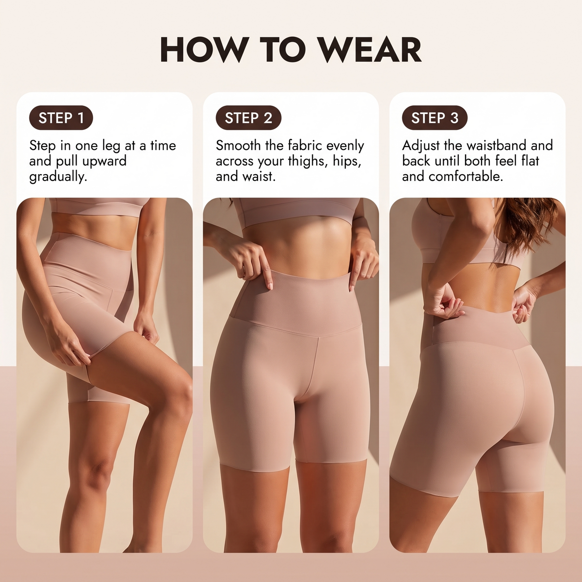 Mirredex™ Lift & Smooth Stay-Put Seamless Shapewear Shorts