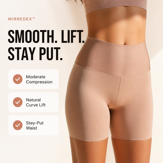 Mirredex™ Lift & Smooth Stay-Put Seamless Shapewear Shorts